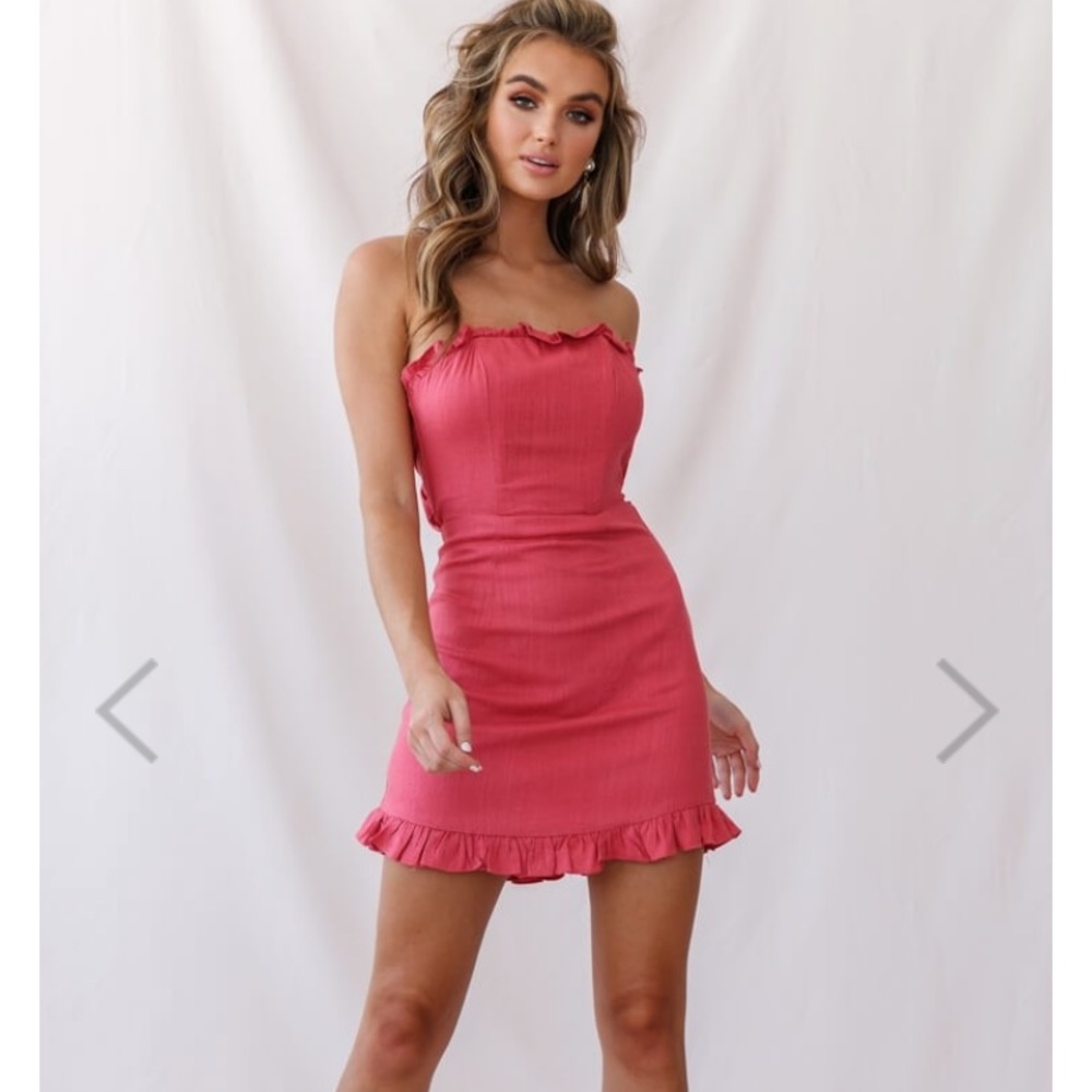 Strapless Mini Dress